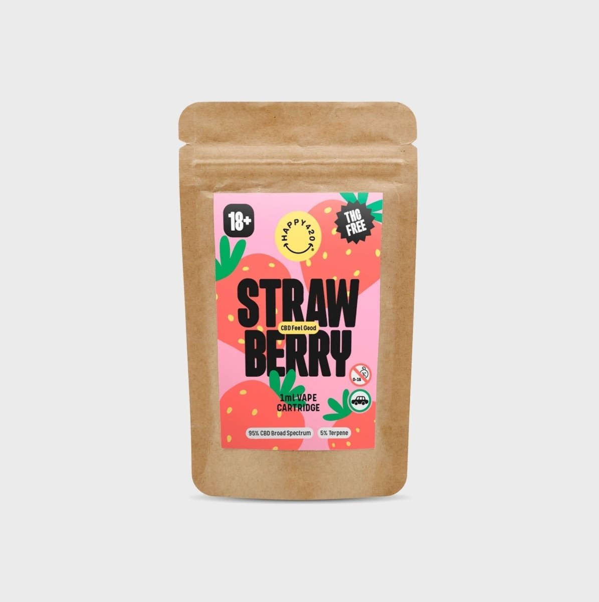 🍓 CBD Feel Good Strawberry Vapes 1 ml - Hanfify