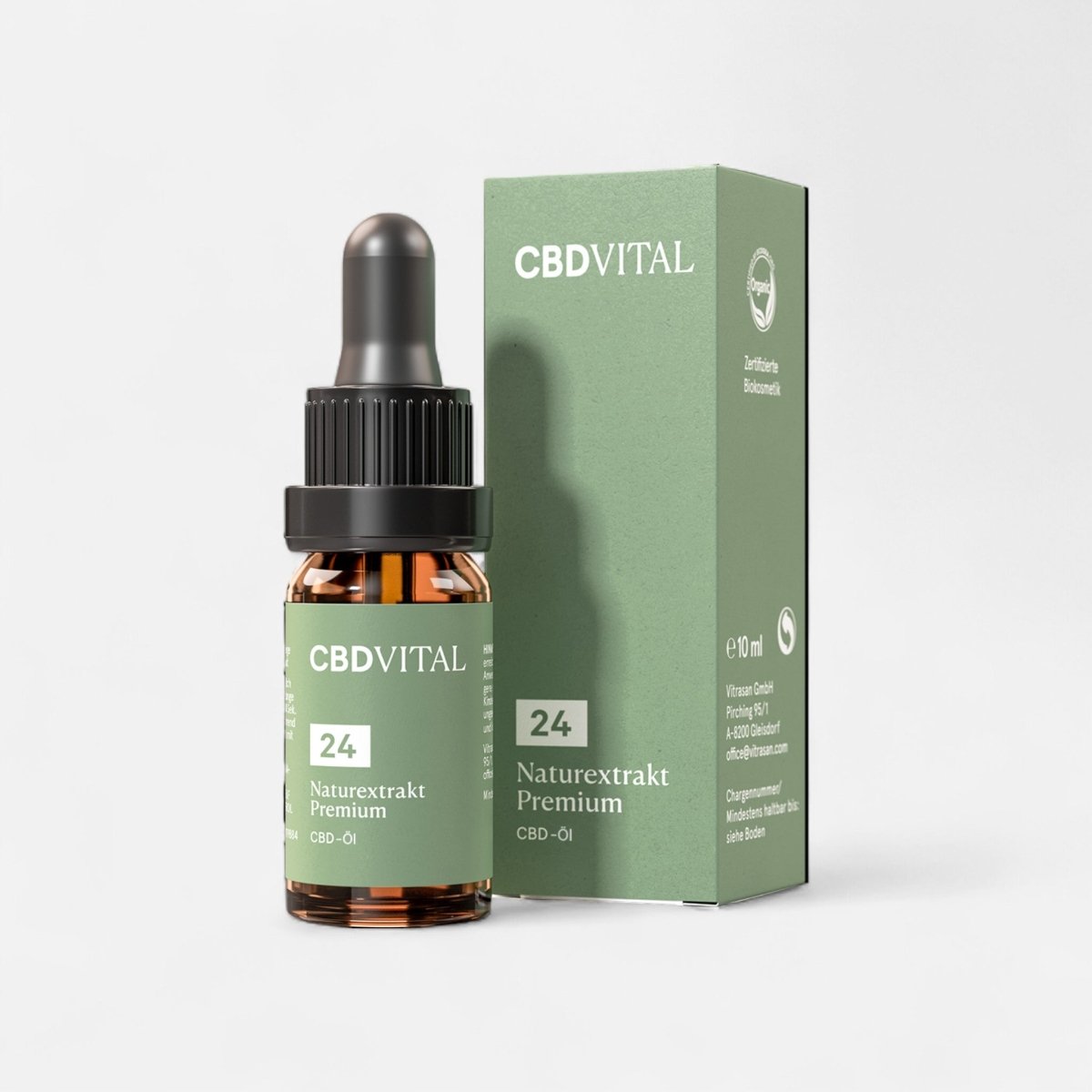 CBD Naturextrakt PREMIUM Öl 24% Öl - Hanfify