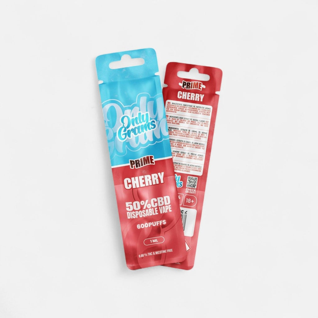 Cherry CBD Vape 50% CBD Vapes - Hanfify