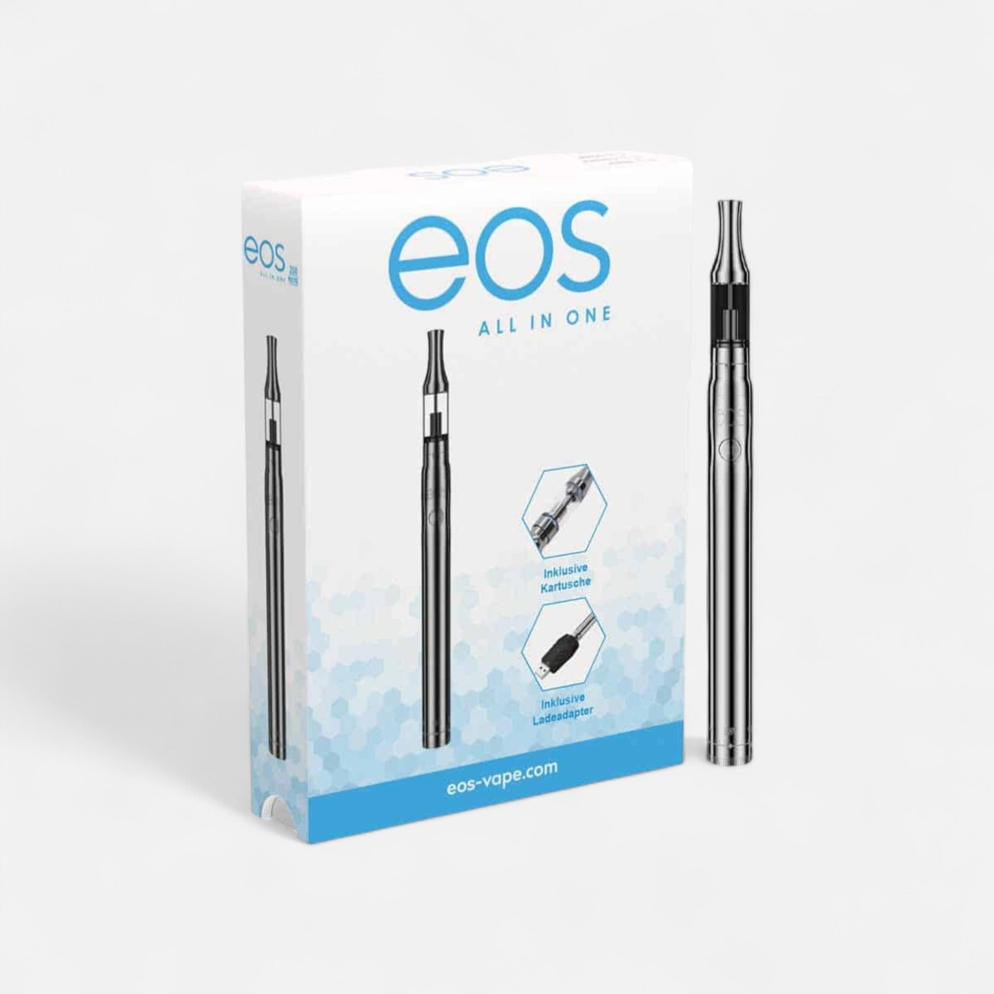 eos Verdampfer Vape Pen Chrome Headshop 1 Stück - Hanfify