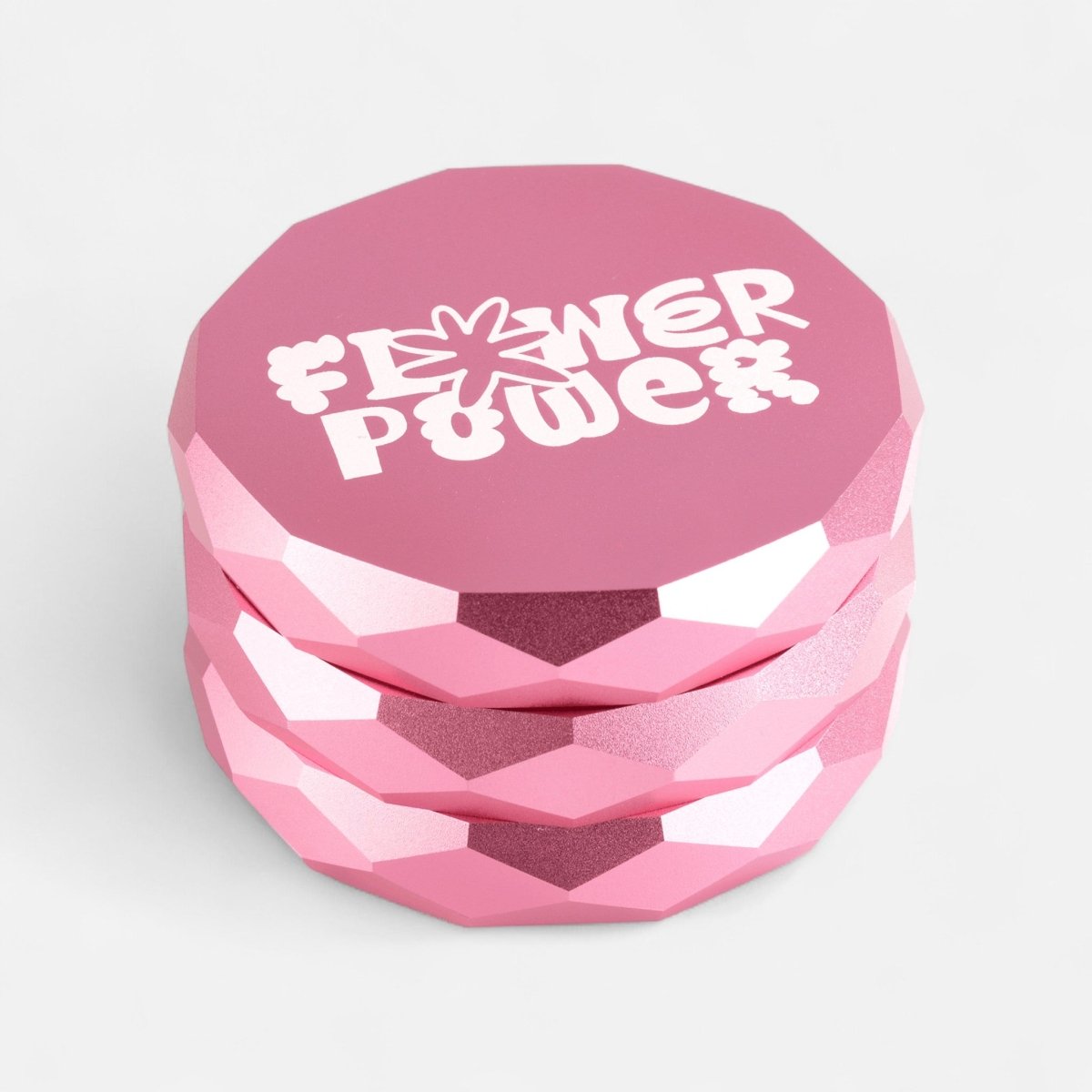 💎Flower Power Diamond Grinder Headshop Pink - Hanfify
