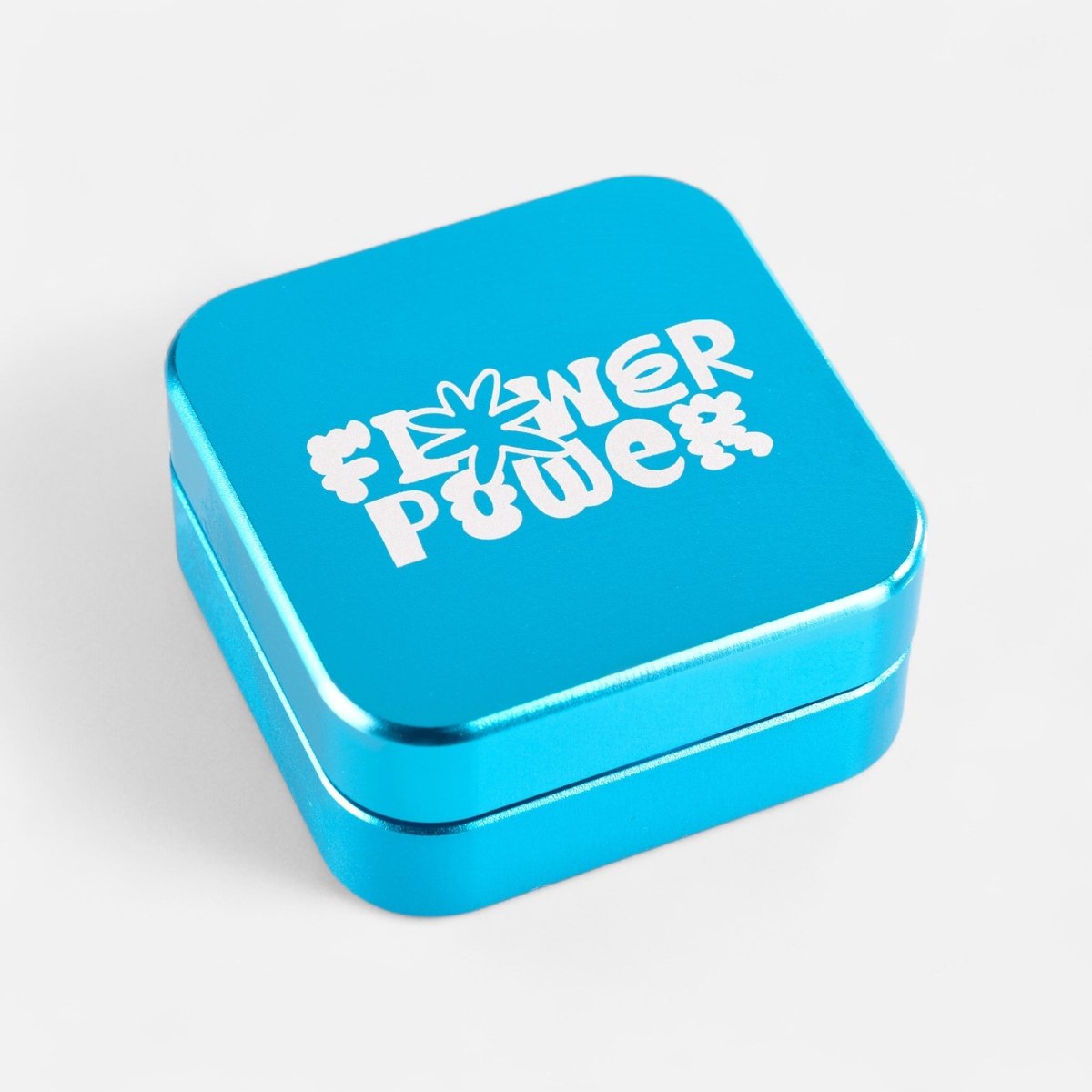 Flower Power Quattro Grinder Headshop Blue - Hanfify