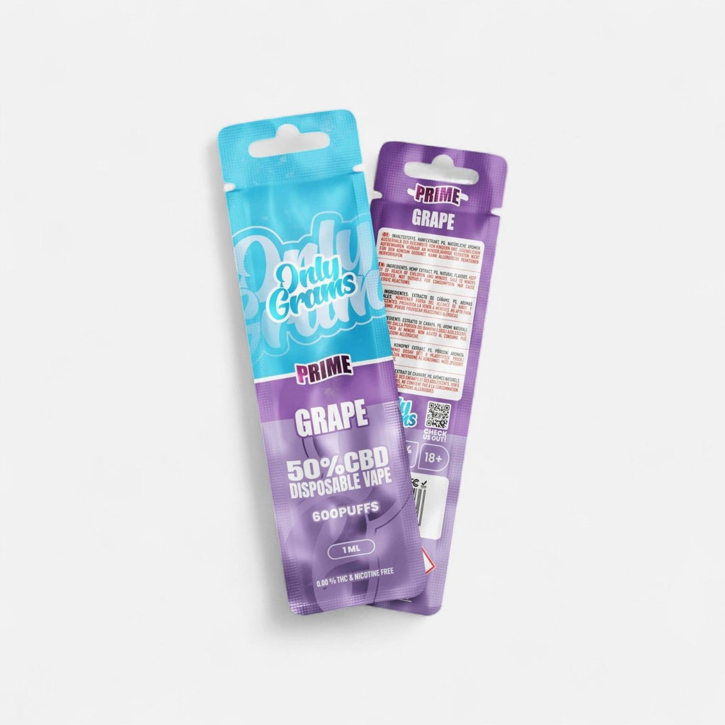 Grape CBD Vape 50% CBD Vapes - Hanfify