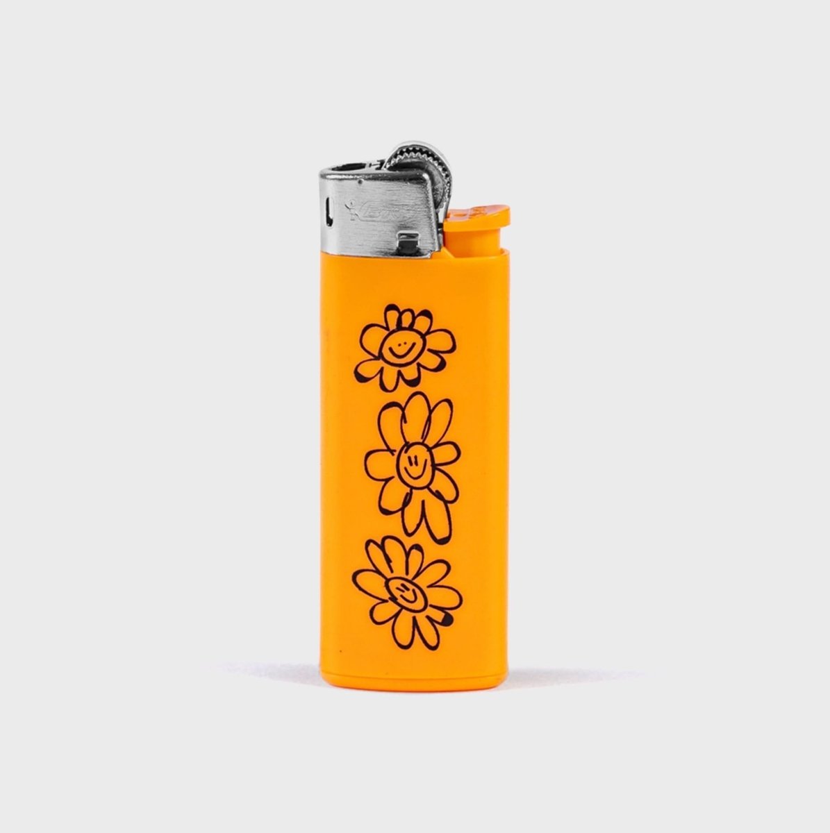 Happy420 BIC Feuerzeug - klein Merch Flowers - Hanfify