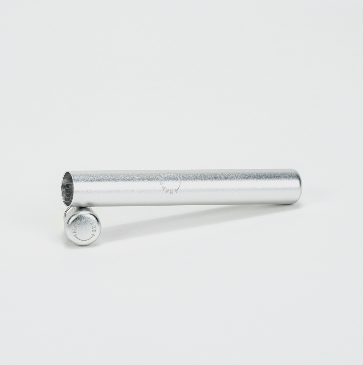 Happy420 Premium JTube Headshop Silver - Hanfify