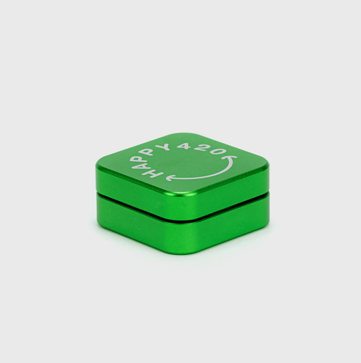 Happy420 Quattro Grinder Headshop Green - Hanfify