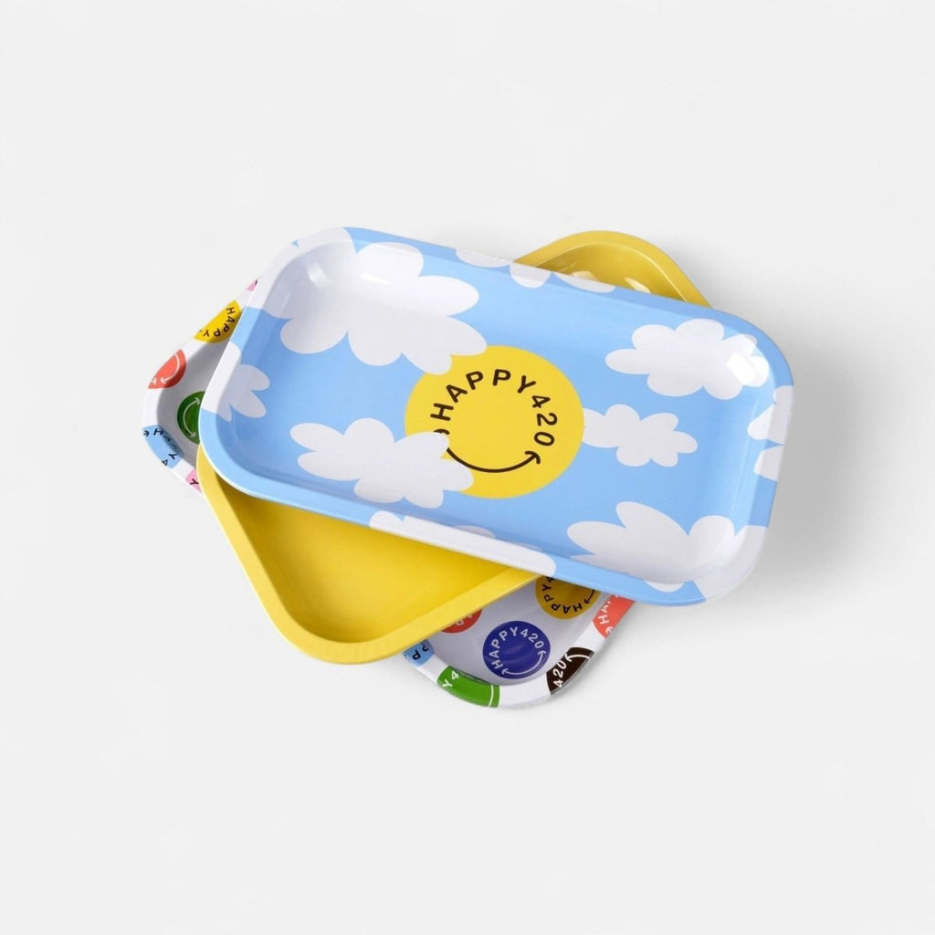 Happy420 - Rolling Tray Headshop Fly High - Hanfify