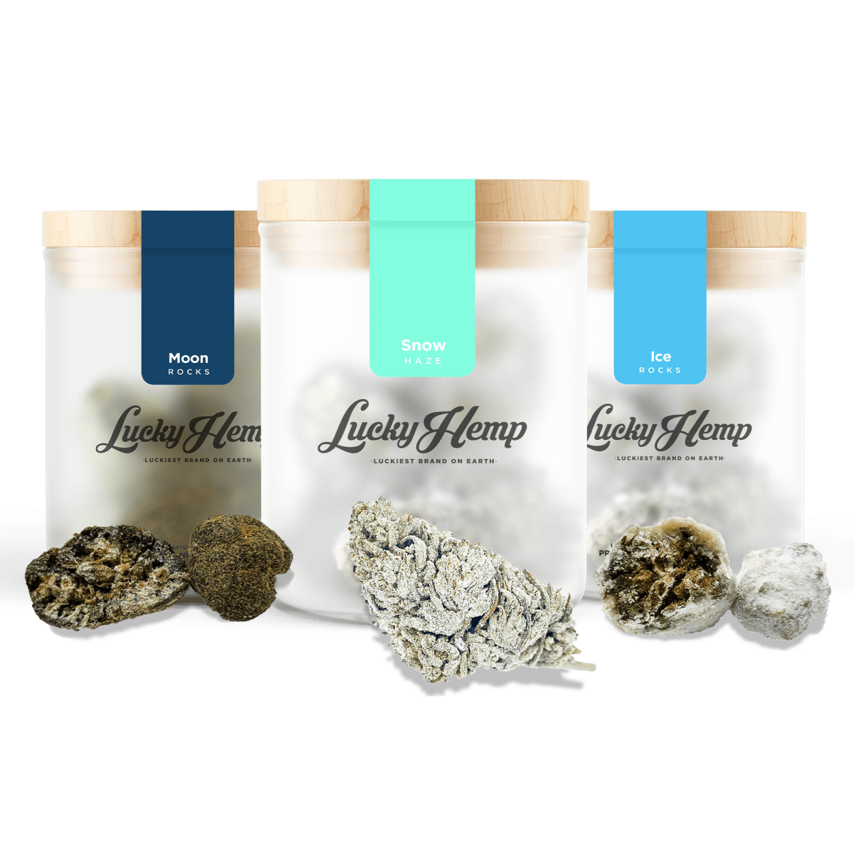 High CBD Probier - Set Blüten 3 Sorten je 3g - Hanfify®