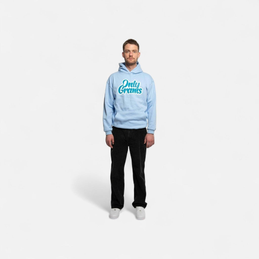 OnlyGrams Hoodie Baby Blau Merch - Hanfify
