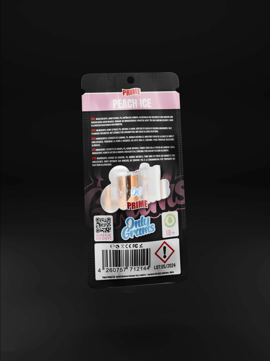 Peach Ice CBD Kartusche Vapes - Hanfify