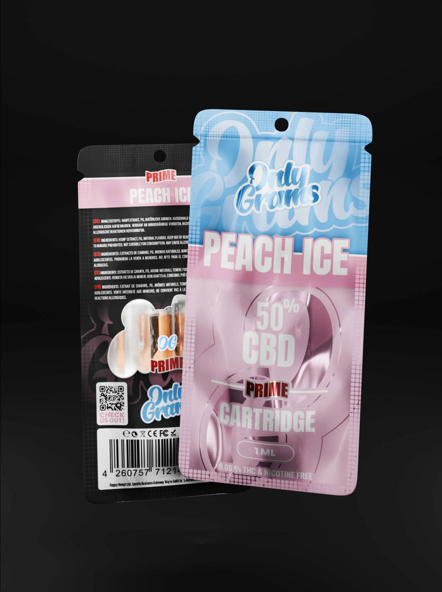 Peach Ice CBD Kartusche Vapes - Hanfify