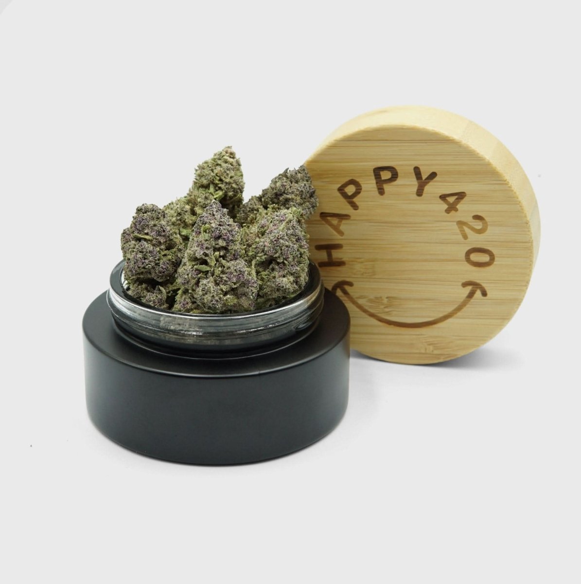 💜 Purple Dash 17% Cali CBG Blüten 2g im Glas - Hanfify