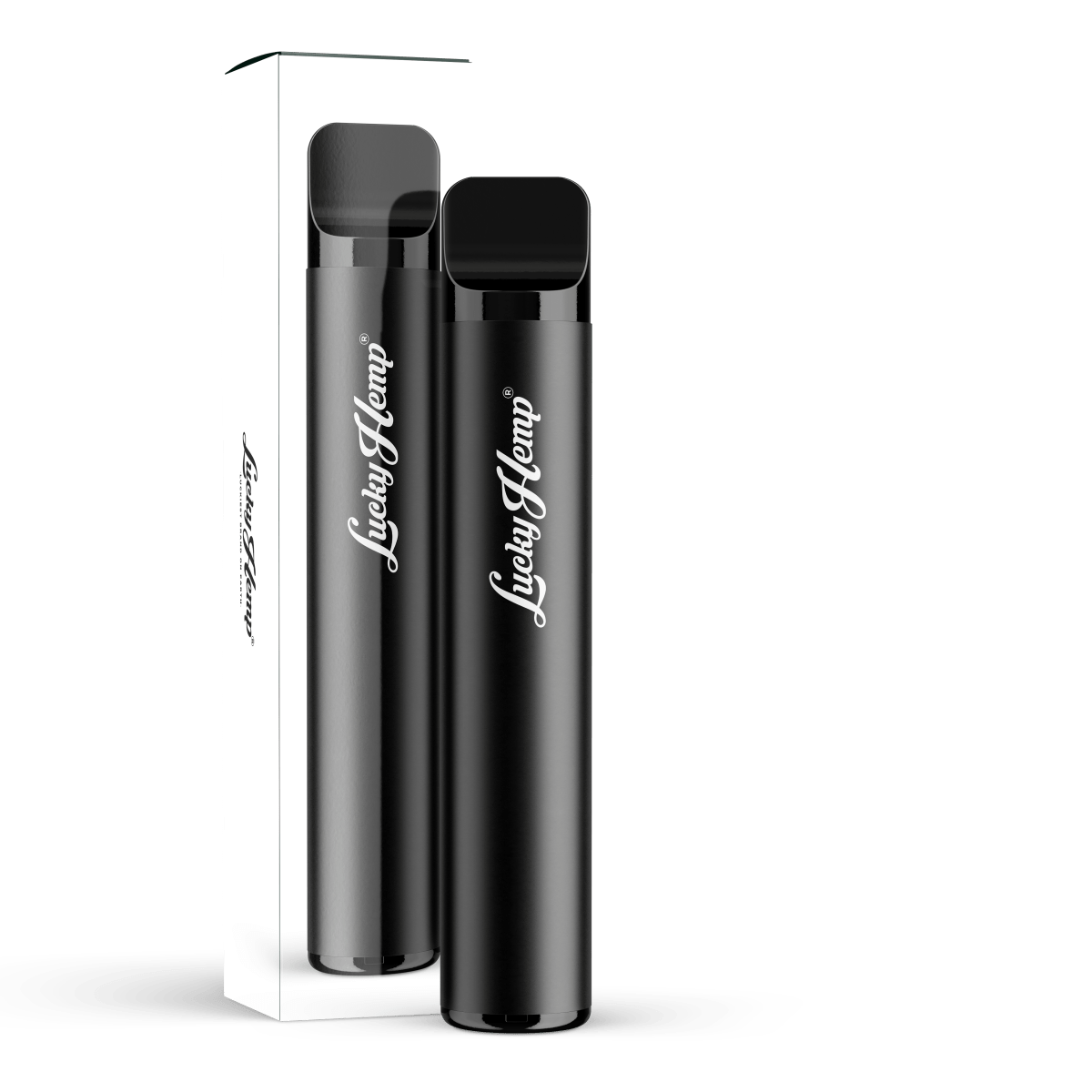 Vape Batterie + 2 Pods Peach Ice Vapes Schwarz - Hanfify®