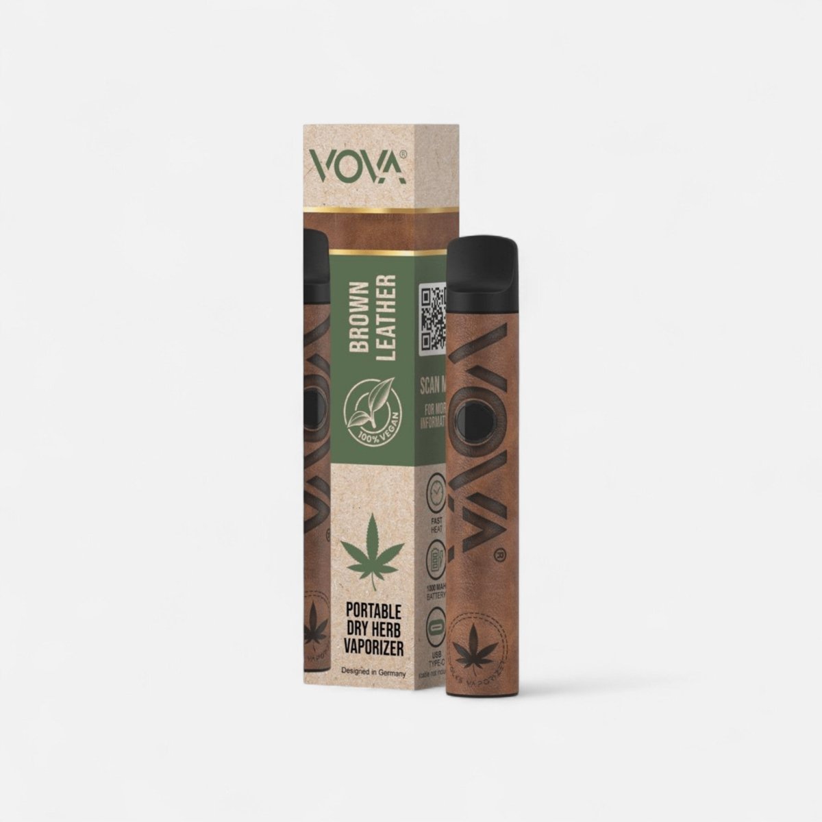 Volks Vaporizer Headshop Braun - Hanfify